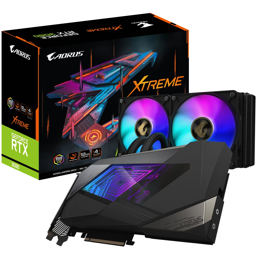 Gigabyte AORUS GeForce RTX 3080 XTREME WATERFORCE 12G